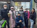 Primeira vacinada da cidade é homenageada Primeira vacinada da cidade é homenageada